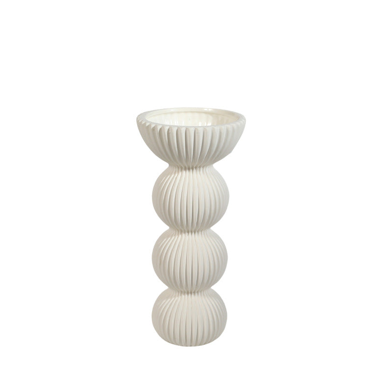 Vertical Pattern 3D tall Vase