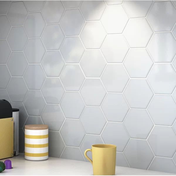 ALPS White 2" Hexagon Marble Mosaic Backsplashes Floor & Wall Tiles ( 12x12 inch) MG607