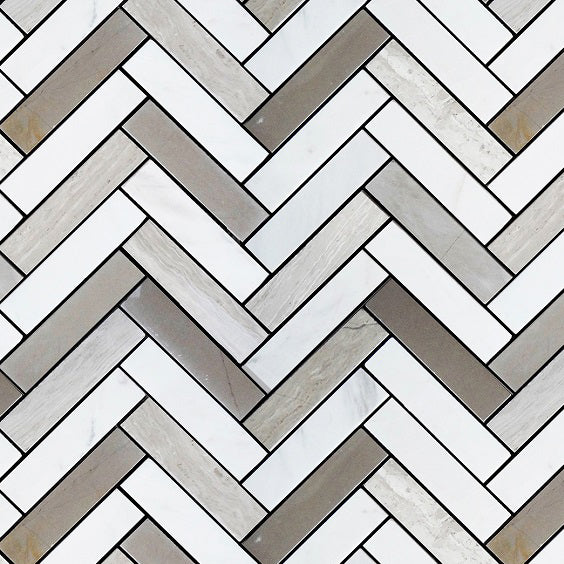 MILTON MOUNTAIN Backsplash Mosaic Floor and Wall tile  (10x12 inch) MG899