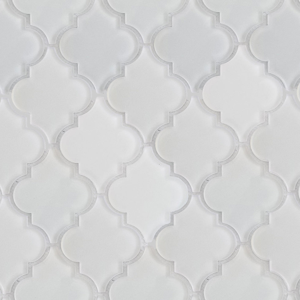 BRITANNIA WHITE Luxurious Glass Backsplashes Wall tiles (10x10 inch)MG960