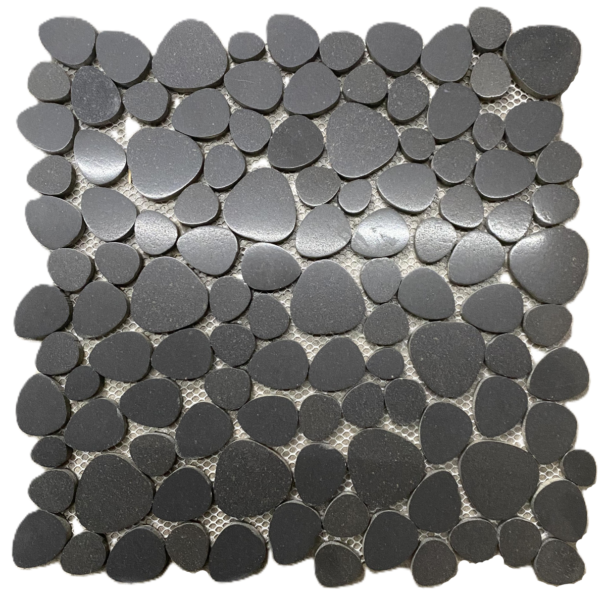 Palm Beach Charcoal STONE Marble Backsplash Mosaic Floor and Wall tile  (12x12 inch) MG649