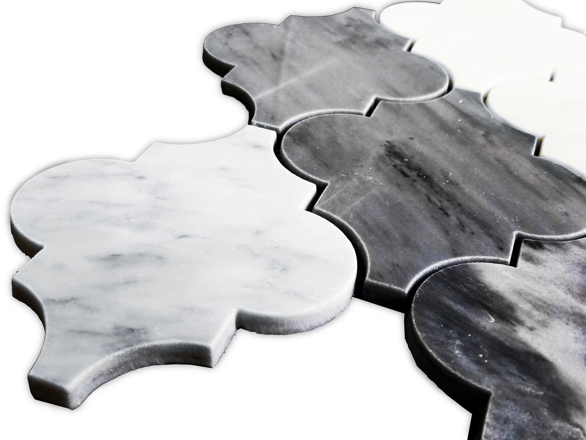 LANTERN SHAPE Marble Backsplash Mosaic Floor and Wall tile  (12x12 inch) MG707