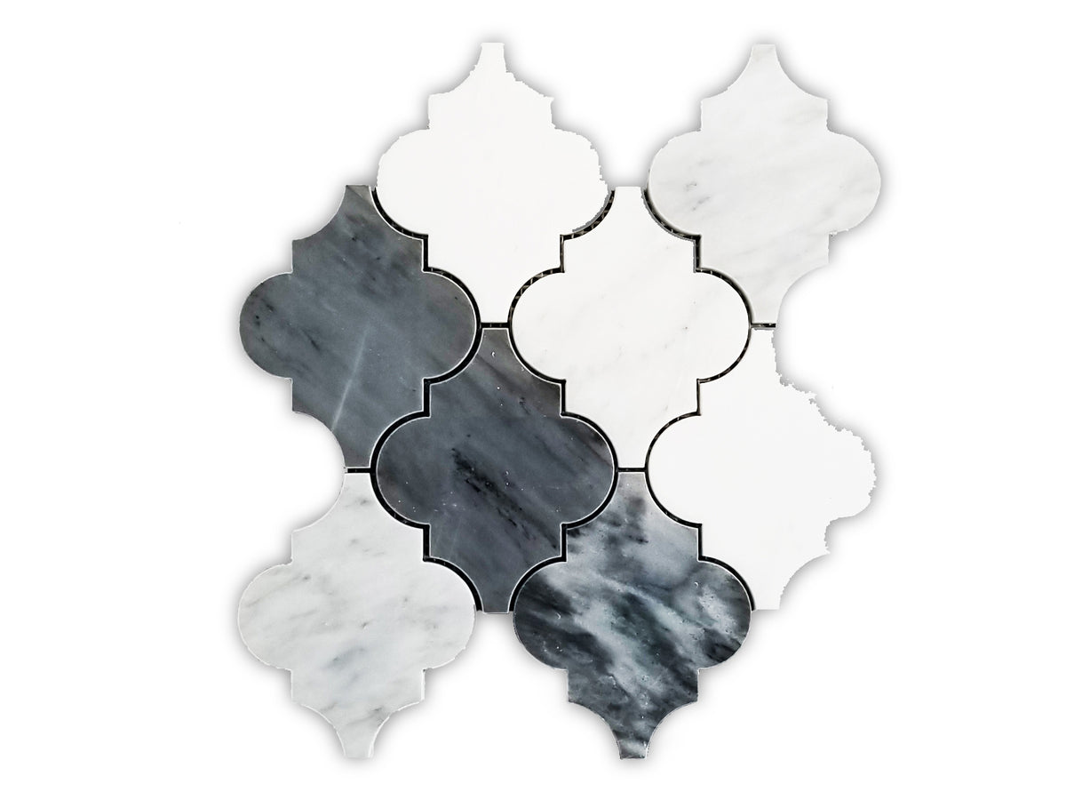 LANTERN SHAPE Marble Backsplash Mosaic Floor and Wall tile  (12x12 inch) MG707