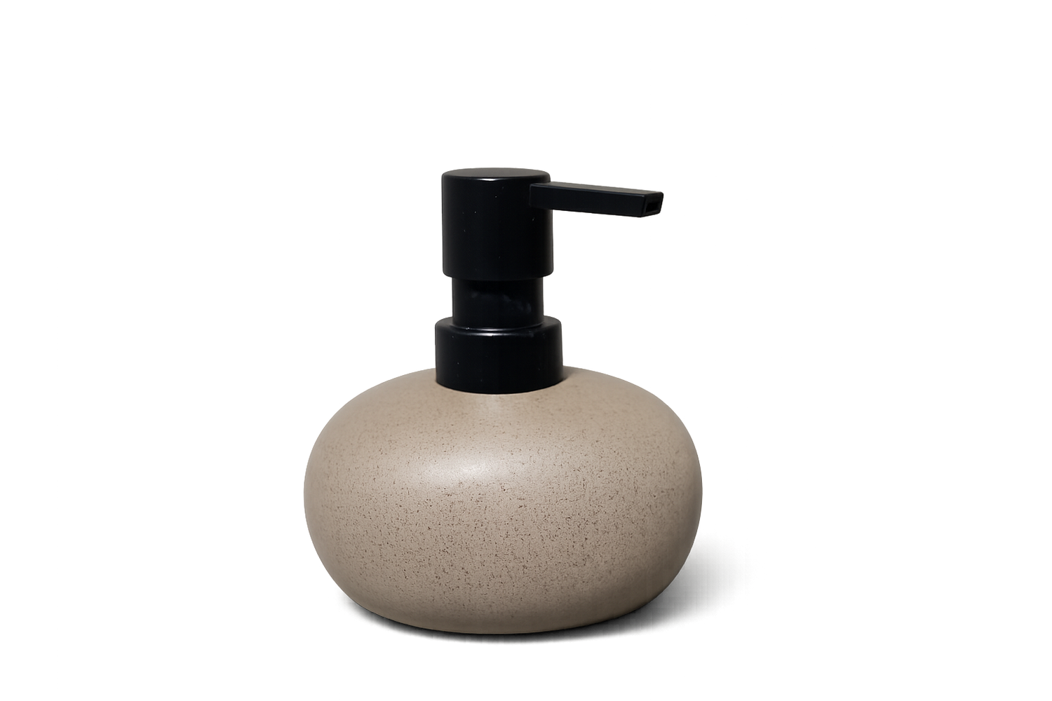Stone Brown Soap Dispenser – Modern Minimalist Design