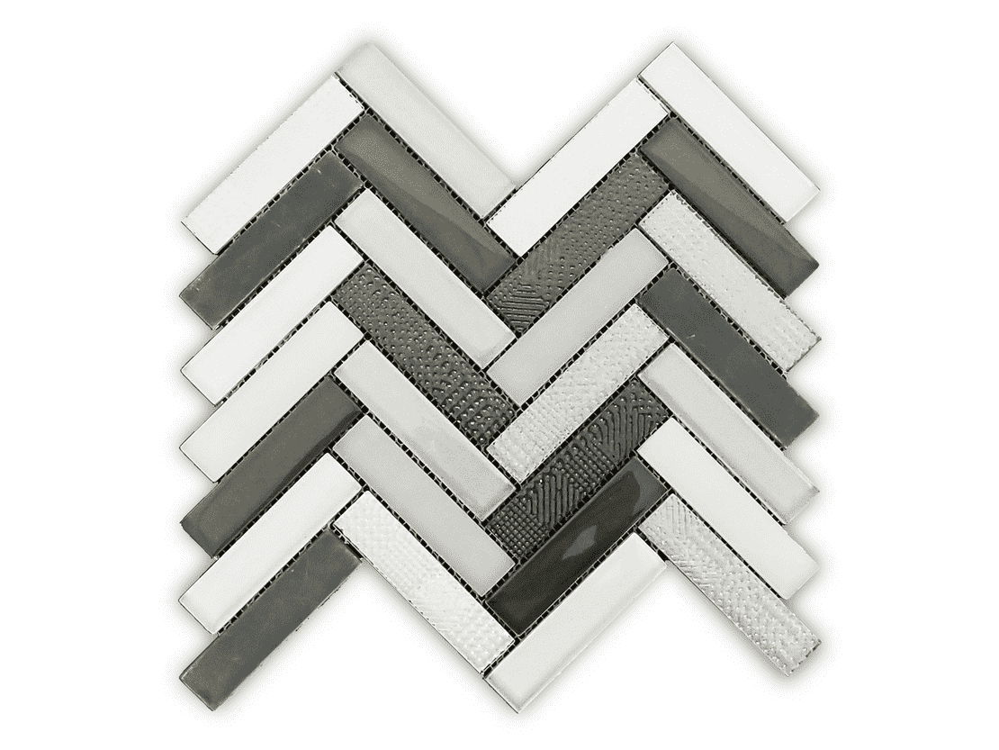 OAKVILLE NIGHT Backsplash Mosaic Floor and Wall tile  (10x12 inch) MG883