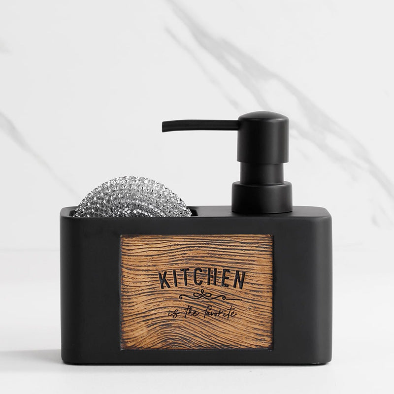 Resin Kitchen Sink Organizer with Soap Dispenser