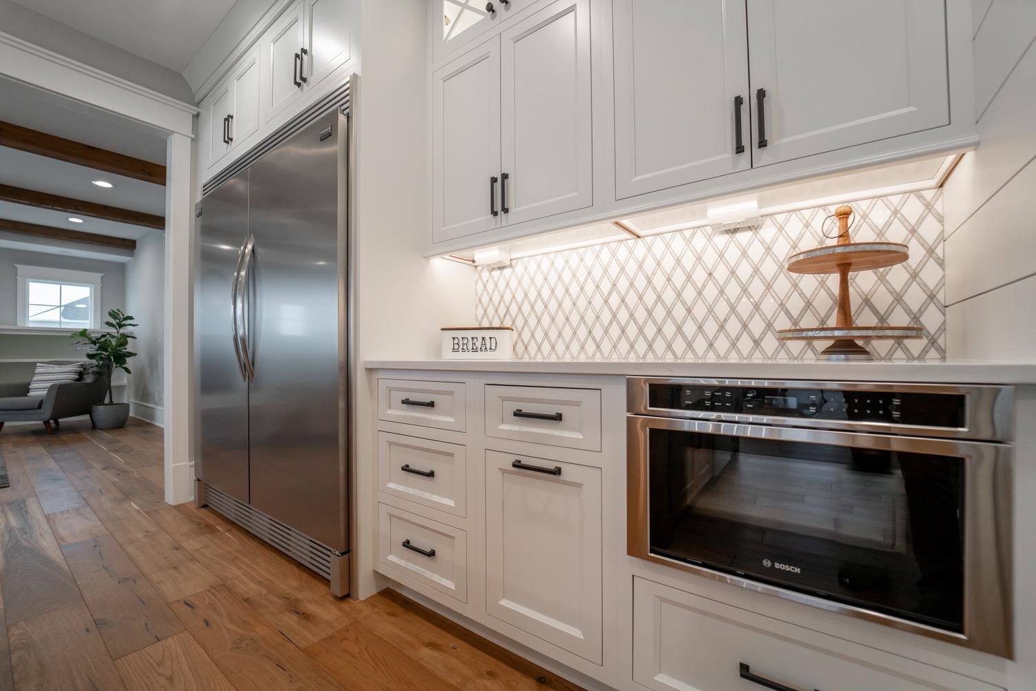 Oriental White and Grey Diamond Basket Weave Marble Backsplashes Floor & Wall Tiles ( 11.5x12 inch) DP8639