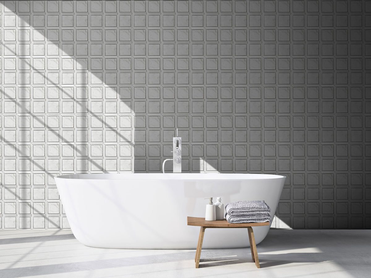 ALPS ELEGANT SQUARE Marble Backsplash Mosaic Floor and Wall tile  (12x12 inch) MG640