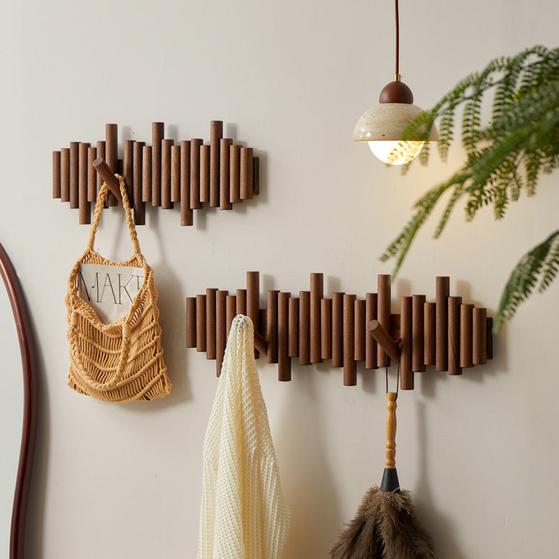 Piano Key Wall Hanger – Modern Wooden Coat Rack