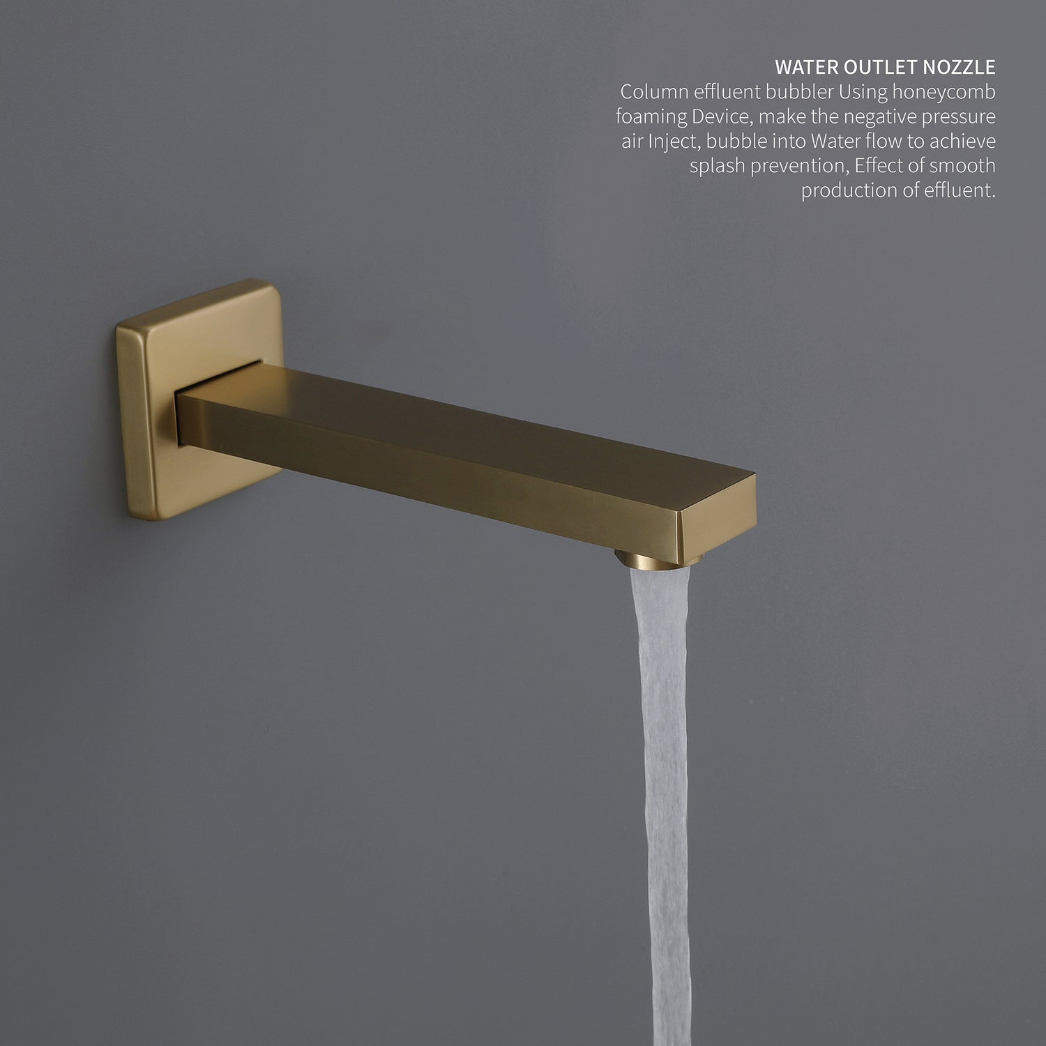 All Brass Bronzed Gold Rainfall Shower Set-Valve included , wall mount