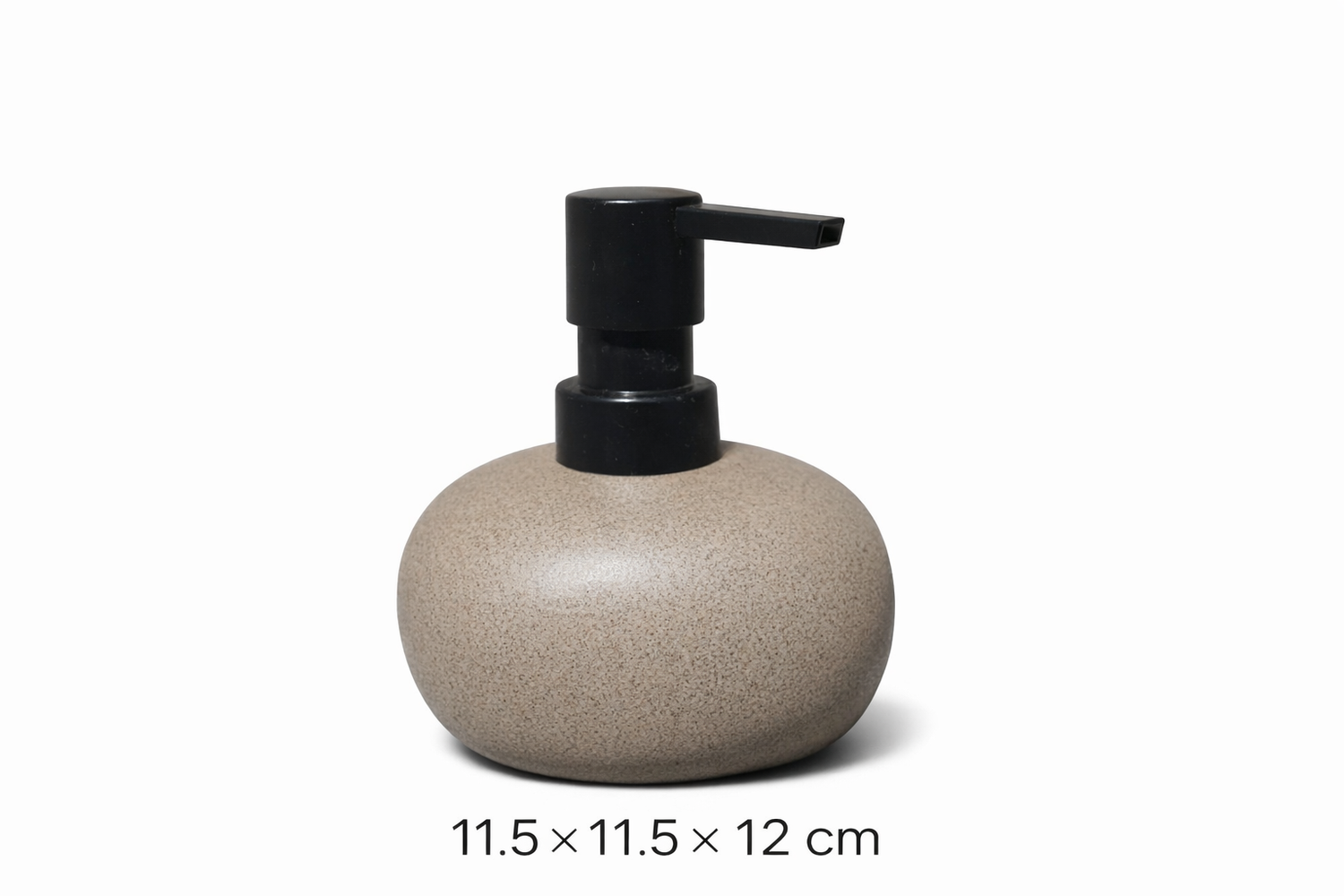 Stone Brown Soap Dispenser – Modern Minimalist Design
